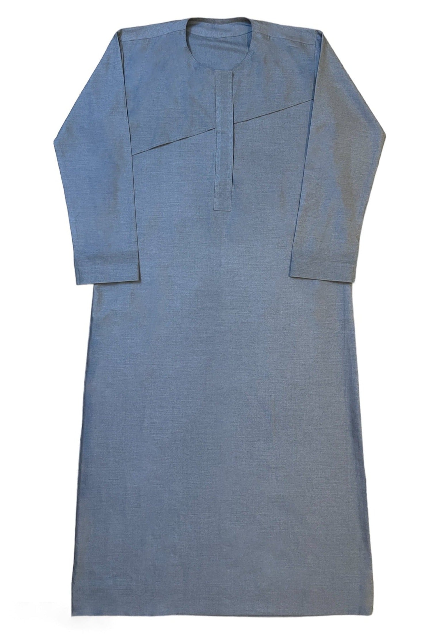 Drape-Cut Thobe - Ash Grey