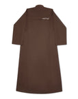 Trench Thobe - Mahogany Brown