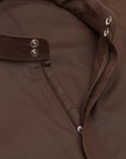 Trench Thobe - Mahogany Brown